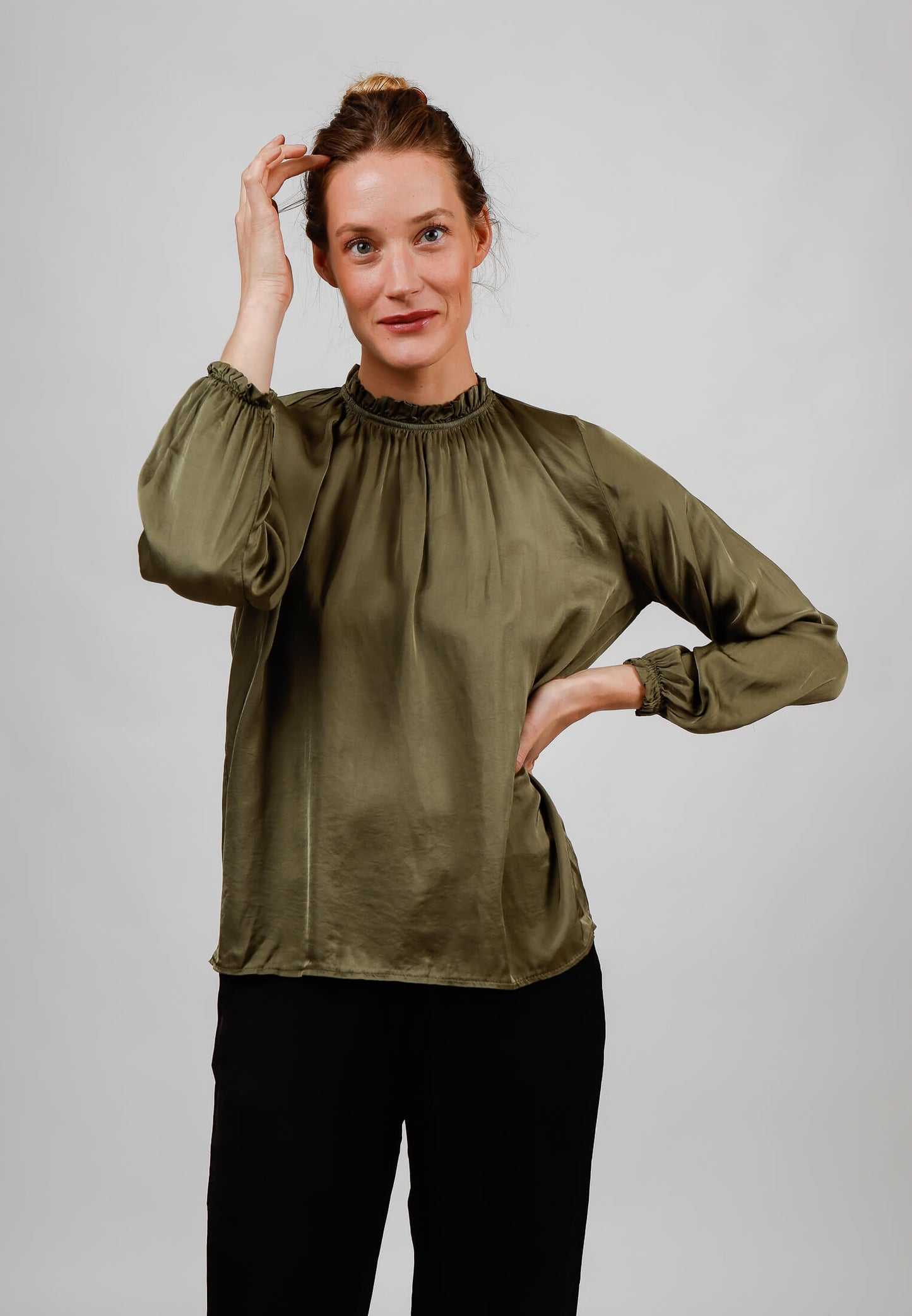 Valetta Khaki Blouse