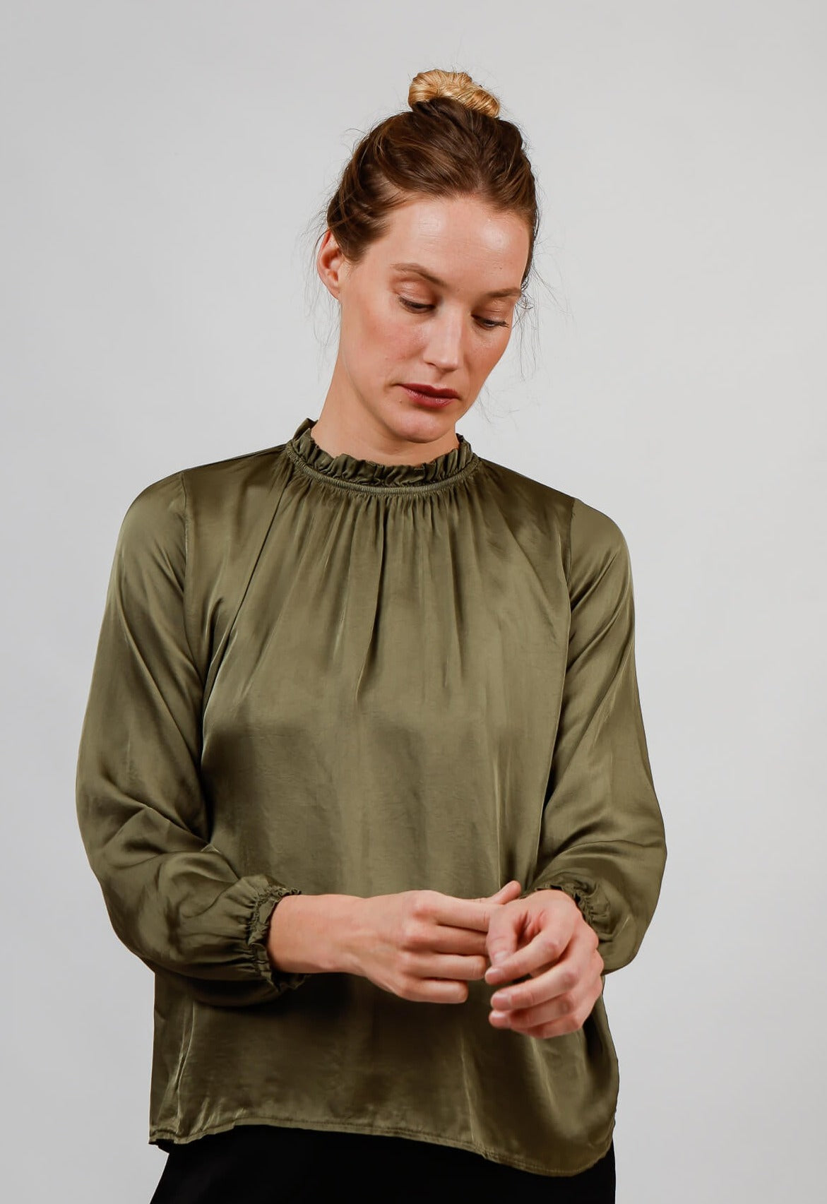 Valetta Khaki Blouse