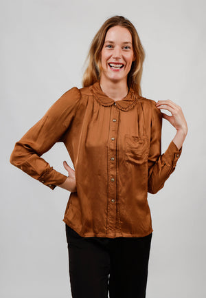 Piper Skjorta Brun