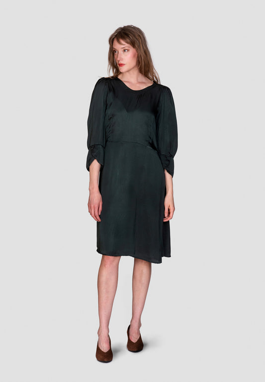 Kenza Dress Bottle Green